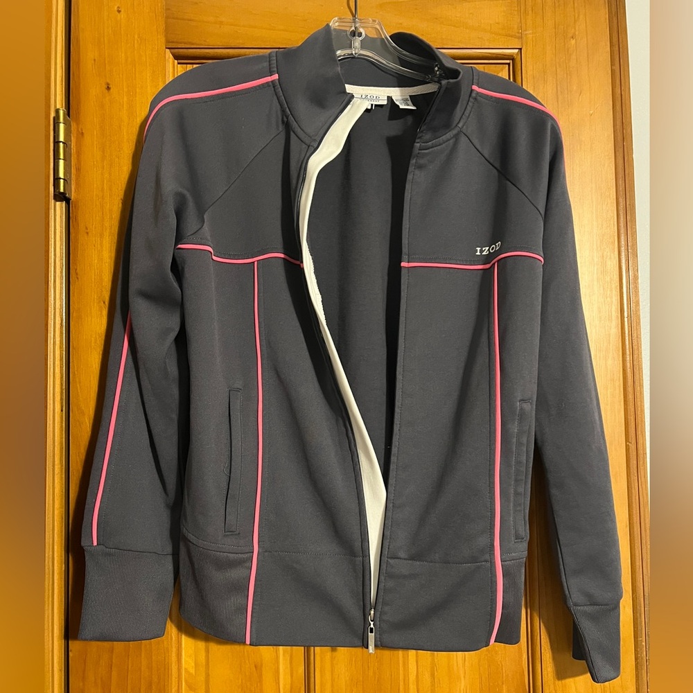 Izod Women's Gray track Jacket